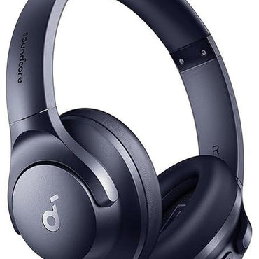 soundcore by Anker Q20i Hybrid Active Noise Cancelling Headphones, Wireless Over-Ear Bluetooth, 40H Long ANC Playtime, Hi-Res Audio, Big Bass, Customize via an App, Transparency Mode (Renewed)