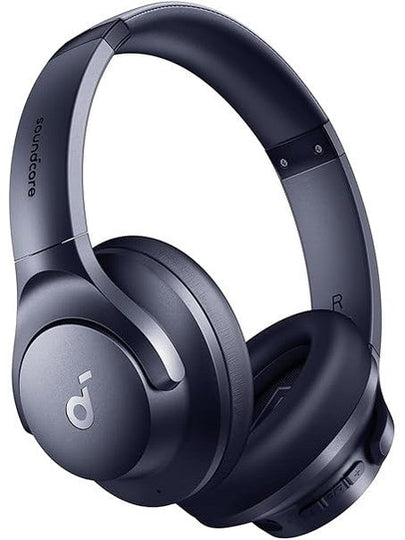 soundcore by Anker Q20i Hybrid Active Noise Cancelling Headphones, Wireless Over-Ear Bluetooth, 40H Long ANC Playtime, Hi-Res Audio, Big Bass, Customize via an App, Transparency Mode (Renewed)