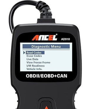 ANCEL AD310 Classic Enhanced Universal OBD II Scanner Car Engine Fault Code Reader CAN Diagnostic Scan Tool, Read and Clear Error Codes for 1996 or Newer OBD2 Protocol Vehicle (Black)