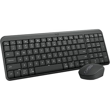 Logitech MK250 Bluetooth Wireless Mouse and Keyboard Combo: Fast & Easy Connectivity, Compact Wireless Keyboard, Ambidextrous Mouse, Durable Build - Windows/MacOS - Graphite