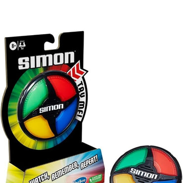 Hasbro Gaming Simon Micro Series Electronic Game for 1 or More Players, Classic Simon Gameplay in a Compact Size, Fun Party Game for Kids Ages 8+