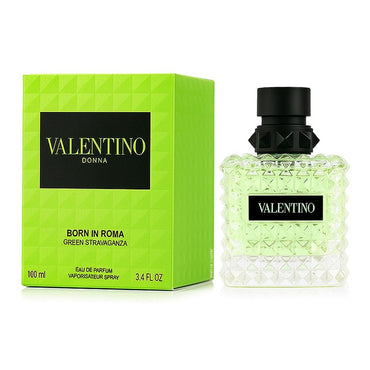 Valentino Donna Born In Roma Green Stravaganza by Valentino for Women - 3.4 oz EDP Spray, Floral Fragrance