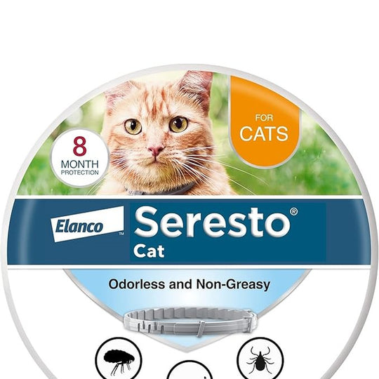 Seresto Cat Vet-Recommended Flea & Tick Treatment & Prevention Collar for Cats | 8 Months Protection