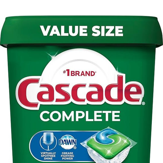 Cascade Complete Dishwasher Pods - Fresh Scent ActionPacs, Dishwasher Detergent, Dishwasher Soap, Detergent Pods, 78 Count
