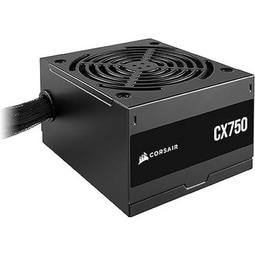 CORSAIR CX750 80 Plus Bronze Non Modular Low-Noise ATX 750 Watt Power Supply - NA - Black