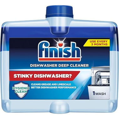 Finish Dishwasher Cleaner Liquid, Deep Cleans Hidden Grease & Limescale, Fights Odors & Maintains Performance, 3 Month Supply, 8.45oz, 1 Bottle