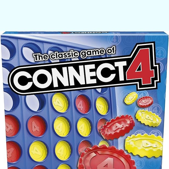 Hasbro Gaming Connect 4 Classic Grid,4 in a Row Game,Strategy Board Games for Kids,2 Player .for Family and Kids,Ages 6 and Up