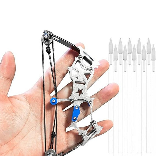 Archery Bow Set Left and Right Hand Compound Bow Hunting Bow Metal Material Catapult RH/LH for Practice Archery